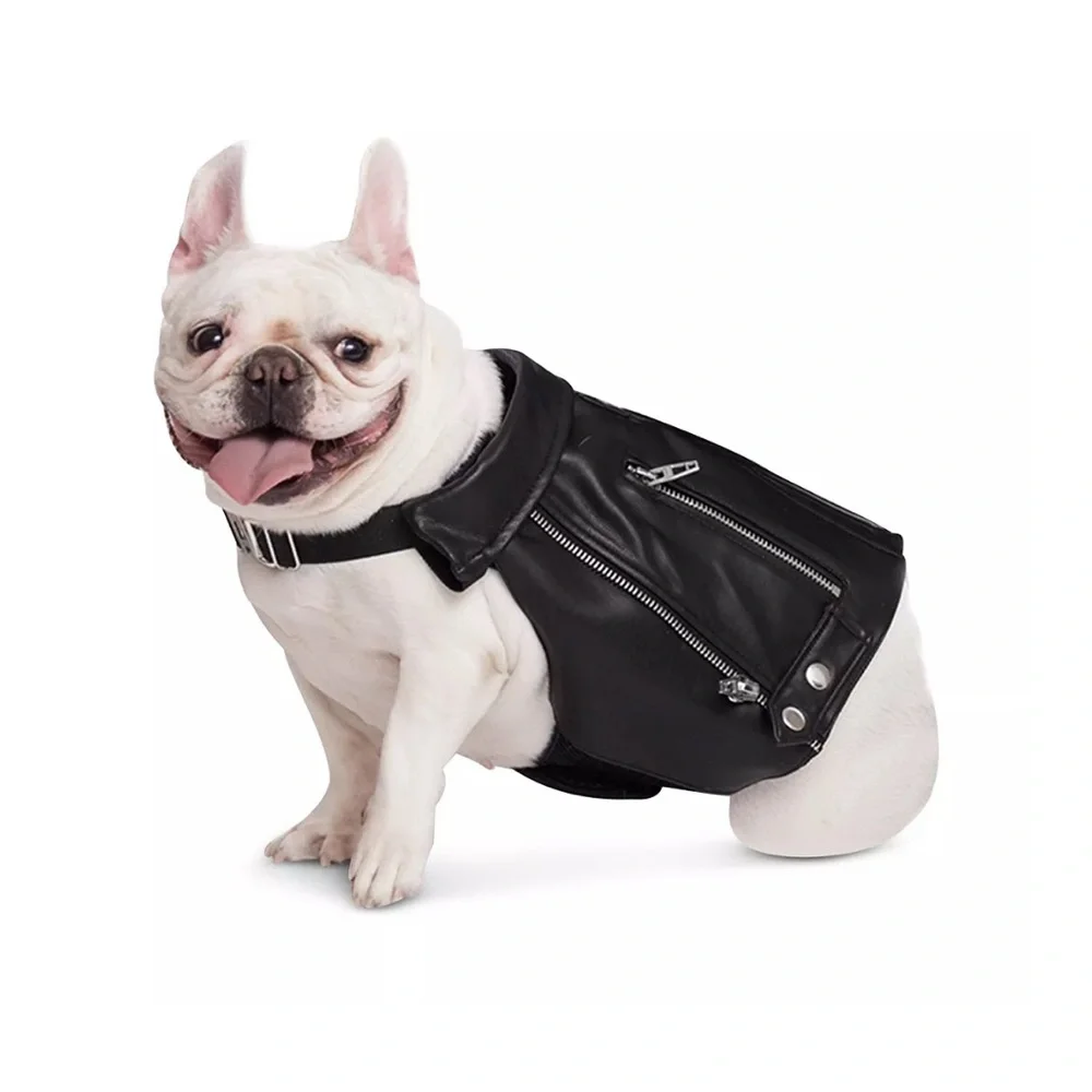 🖤 Blank NYC Vegan Leather Dog Vest | Edgy Pet Fashion